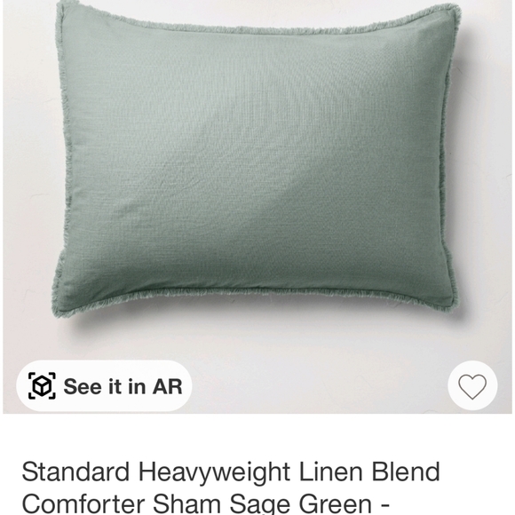 Casaluna Bedding Casaluna Heavyweight Linen Blend Sage Green